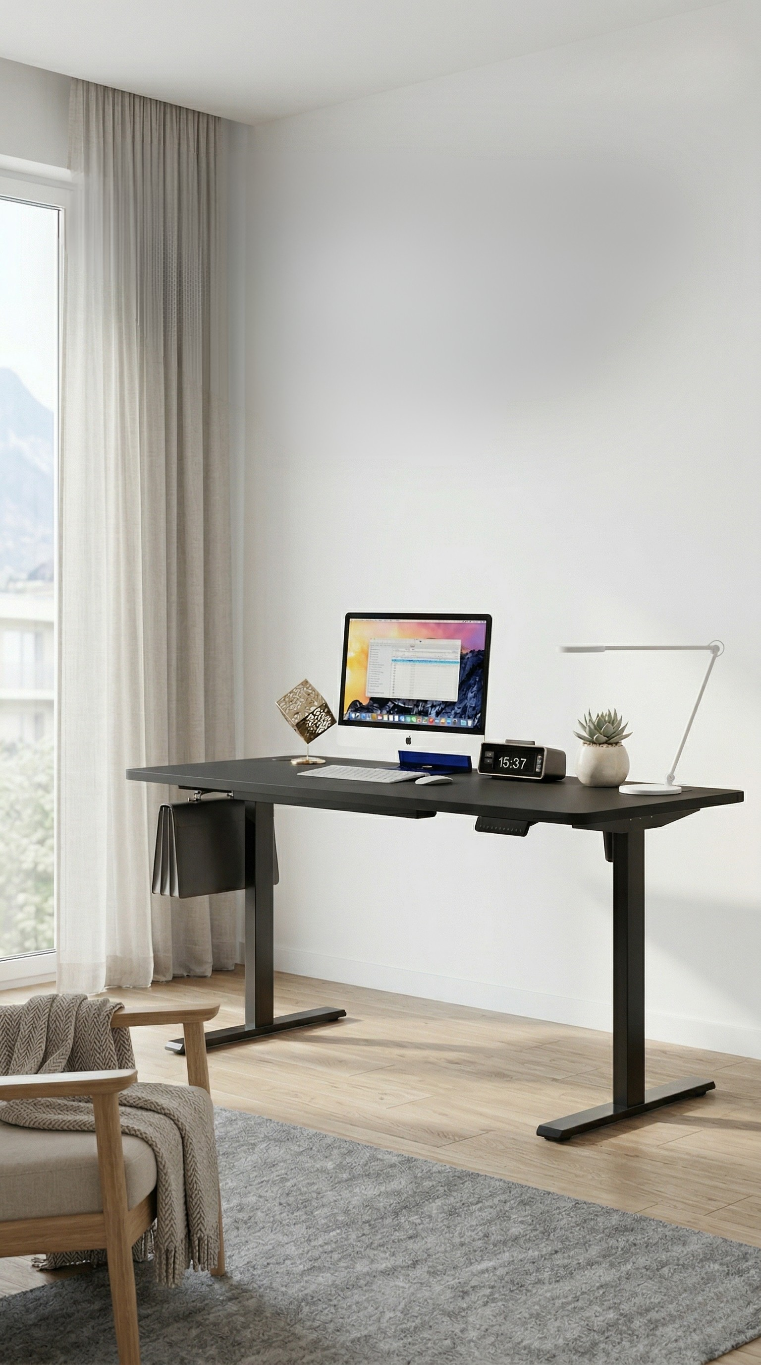 Yüksekliği Ayarlanabilir Ergonomik Bilgisayar & Çalışma Masası