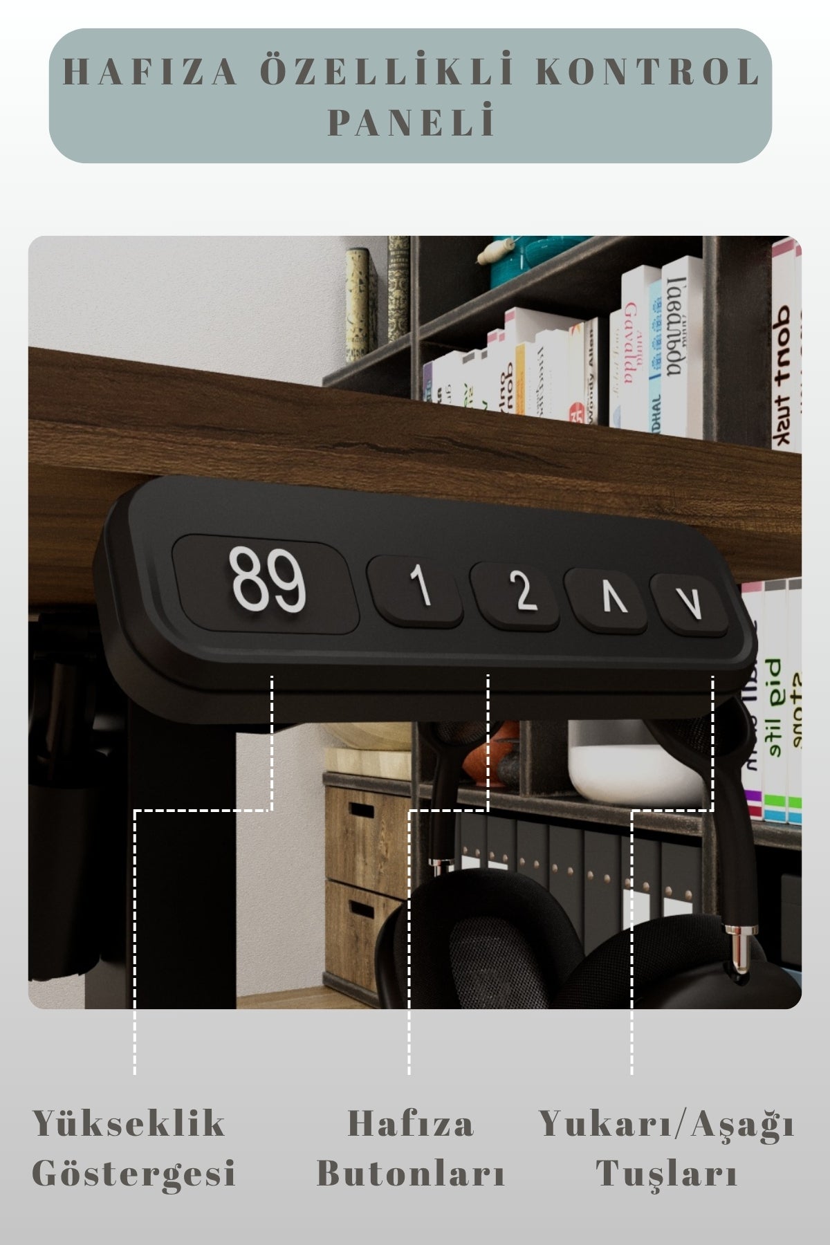 Yüksekliği Ayarlanabilir Ergonomik Bilgisayar & Çalışma Masası